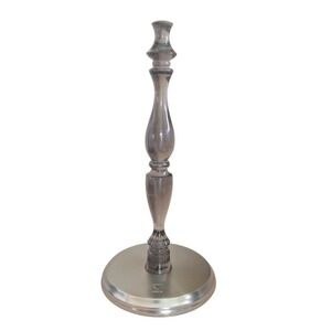 Vintage Umbra‎ Smoked Lucite Stainless Baluster Paper Towel Holder